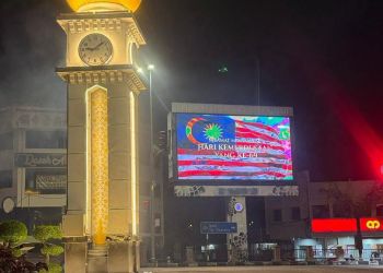 MENARA JAM BATU GAJAH BERCAHAYA, SEMARAKKAN BULAN KEMERDEKAAN 2026