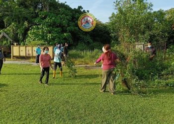 KOMUNITI SETEMPAT BERGANDING BAHU PERKASA SEMANGAT GOTONG-ROYONG DI TAMAN TIMAH JAYA